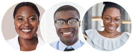 Team members ready to assist